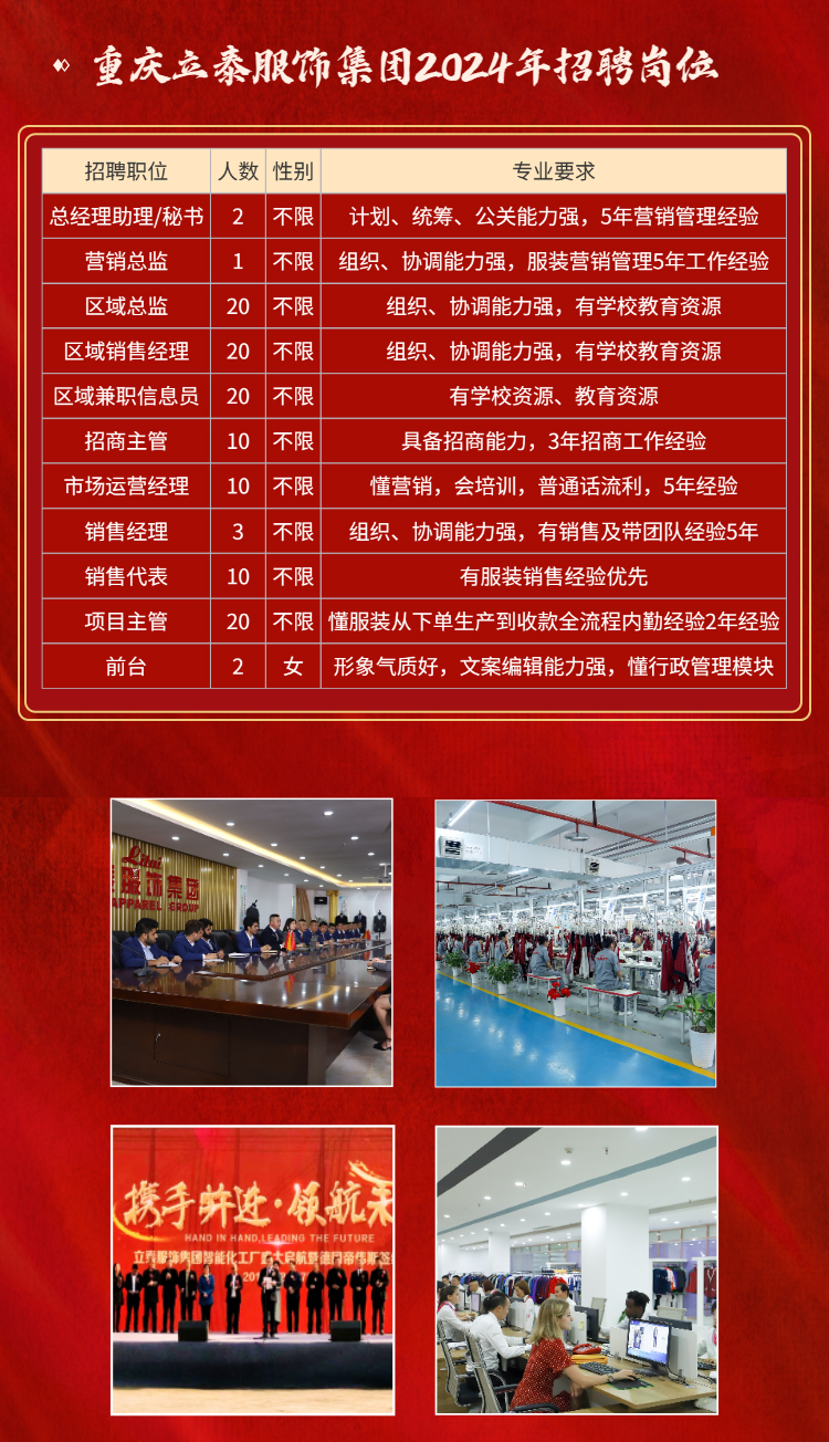 立泰集團總部招聘崗位 立泰集團總部招聘崗位